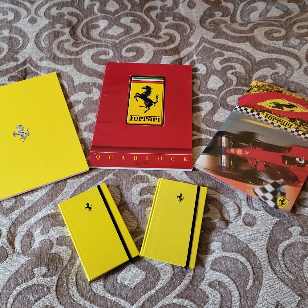 Ferrari notebooks and stationary